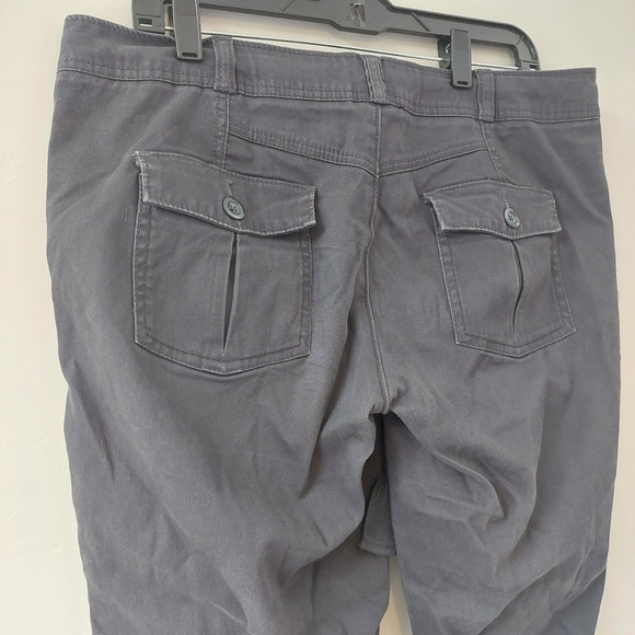 Hei Hei Dark Dark Gray Pants Size 8 Style Well Washed Well Worn Play Drawstring - Picture 7 of 9